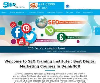 Seotrainingindelhi.co.in(SEO Training Institute in Delhi) Screenshot