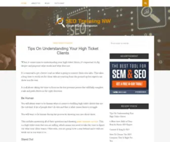 Seotrainingnw.com(Seotrainingnw) Screenshot