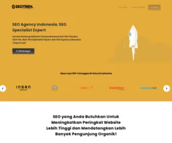 Seotren.com(Trusted Digital Marketing Agency in Bali) Screenshot