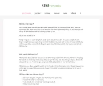 Seotunhien.com(Trường phái SEO phụng sự người dùng) Screenshot