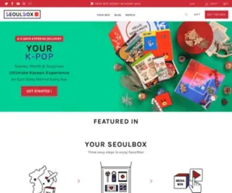 Seoulbox.co.uk(Made with love in Hongdae) Screenshot