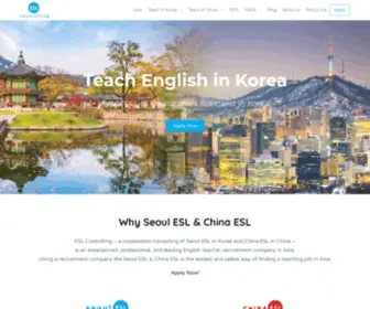 Seoulesl.com(Teaching Job Overseas) Screenshot