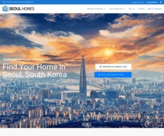 Seoulhomes.kr(Find Homes & Properties In Seoul and Beyond) Screenshot