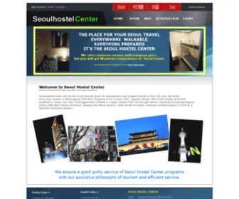 Seoulhostelcenter.com(SEOUL HOSTEL CENTER) Screenshot