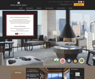 Seoulroyal.co.kr(Royal Hotel Seoul Website) Screenshot