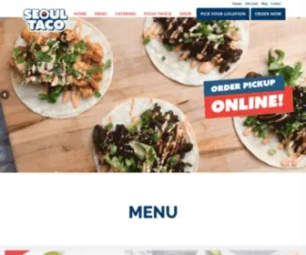 Seoultaco.com(Catering) Screenshot