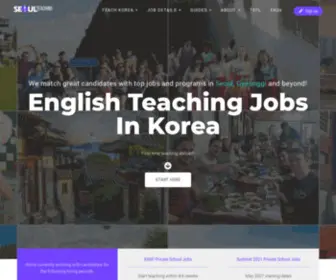 Seoulteaching.com(English Teaching Jobs in Korea) Screenshot