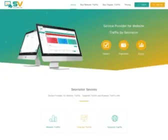 Seovisitor.net(Service Provider for Website Traffic) Screenshot