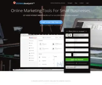 Seowebanalyst.com(Online Marketing Tools) Screenshot