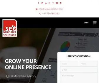 Seowebplanet.com(Digital Marketing Company in Vadodara) Screenshot