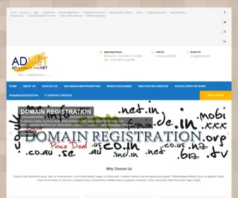 Seowebpromotionservices.com(SEO, Web Promotion Services by ADNET) Screenshot