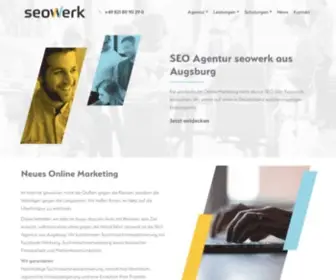 Seowerk.de(SEO Agentur & Online Marketing aus Augsburg) Screenshot