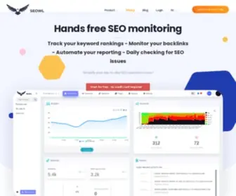 Seowl.co(Go beyond rank tracking. SEOwl) Screenshot