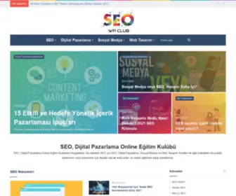 Seowpclub.com(SEO, Dijital Pazarlama Online Eğitim Kulübü) Screenshot