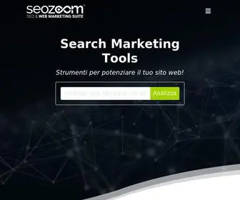 Seozoom.it(I migliori SEO Tool per il tuo sito Web) Screenshot