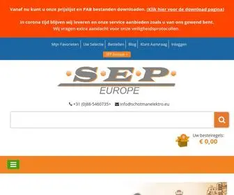 Sep-Europe.com(Schotman Elektro) Screenshot