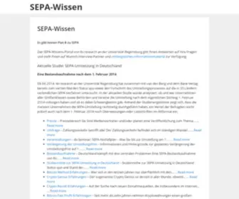Sepa-Wissen.de(SEPA-Wissen - SEPA-Wissen) Screenshot