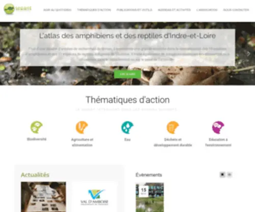 Sepant.fr(Etude Protection Aménagement de la Nature en Indre) Screenshot