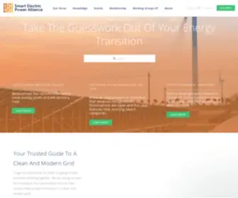 Sepapower.org(Smart Electric Power Alliance) Screenshot