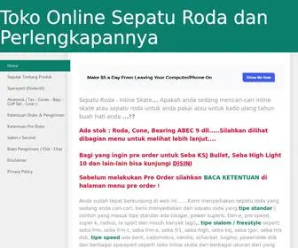 Sepaturoda.com(Toko Online Sepatu Roda dan Perlengkapannya) Screenshot