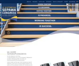 Sepawa-Congress.de(Besuchen Sie den SEPAWA®) Screenshot