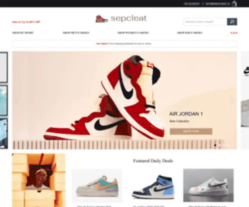Sepcleat.com(Buy shoes at Sepsale) Screenshot