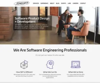 Sep.com(SEP partners with companies to develop software products and) Screenshot