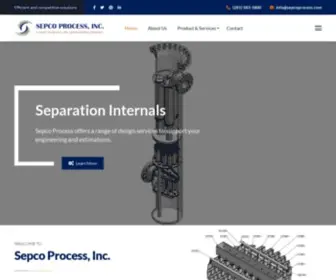 Sepcoprocess.com(Sepco Process) Screenshot