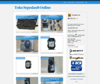 Sepeda98.com(Toko Sepeda98 Online) Screenshot