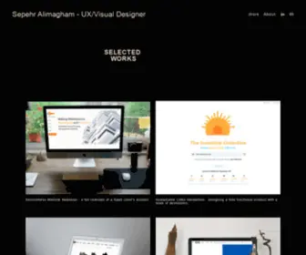 Sepehrali.com(Sepehr Alimagham) Screenshot