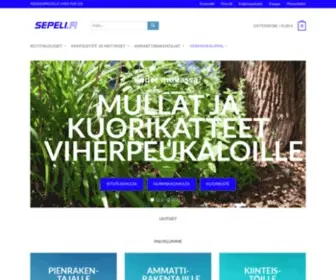 Sepeli.fi(Maa-ja kiviainekset kuluttajille ja yrityksille) Screenshot