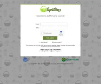 Sepetimdenevar.com(Oturum aç) Screenshot