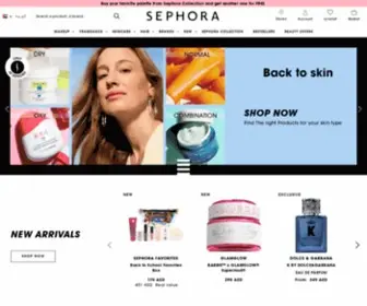 Sephora-ME.com(Sephora Middle East) Screenshot