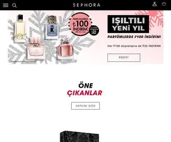 Sephora.com.tr(Kozmetik Markaları ve Kozmetik Ürünleri) Screenshot