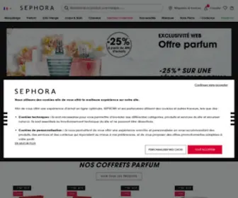 Sephora.eu(Maquillage ⋅ Parfums ⋅ Soin ⋅ Beauté) Screenshot