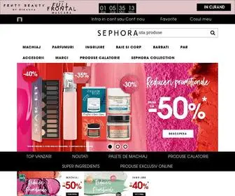 Sephora.ro(Produse de frumusete) Screenshot