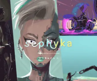 Sephyka.com(Creates worlds for Game & Animation) Screenshot