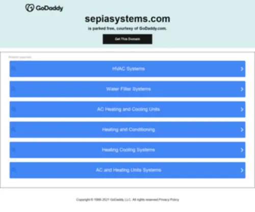 Sepiasystems.com(Sepiasystems) Screenshot