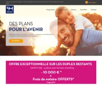 Sepimo.fr(Sepimo vous accompagne dans votre projet immobilier) Screenshot