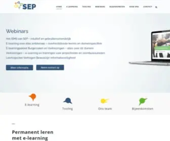 Sep.nl(SEP helpt de (lokale)) Screenshot