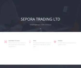 Sepora-Trading.com(Sepora Trading) Screenshot