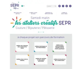 Sepr.edu(Centre de formation professionnelle Lyon et Rhône) Screenshot