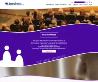 Seproevents.com(Eventos corporativos) Screenshot