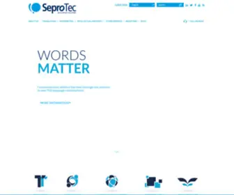 Seprotec.com(Multilingual Solutions) Screenshot