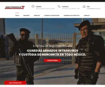 Seprovi.com.mx(Seguridad Privada) Screenshot