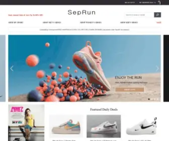 Seprun.com(Buy shoes at SepRun) Screenshot