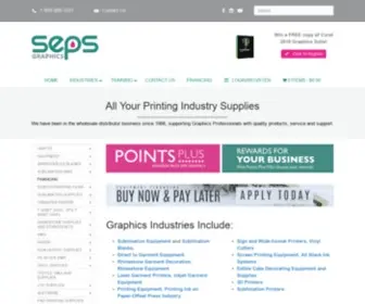 Sepsgraphics.com(Sublimation Printers) Screenshot