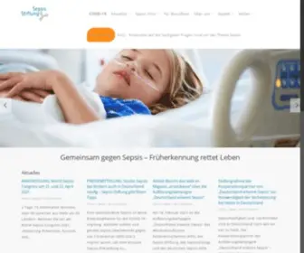 Sepsis-Stiftung.eu(Gemeinsam gegen Sepsis) Screenshot