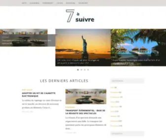 Septasuivre.fr(Trouvez toutes les dernières tendances à suivre) Screenshot