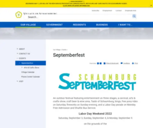 Septemberfest.org(Septemberfest) Screenshot